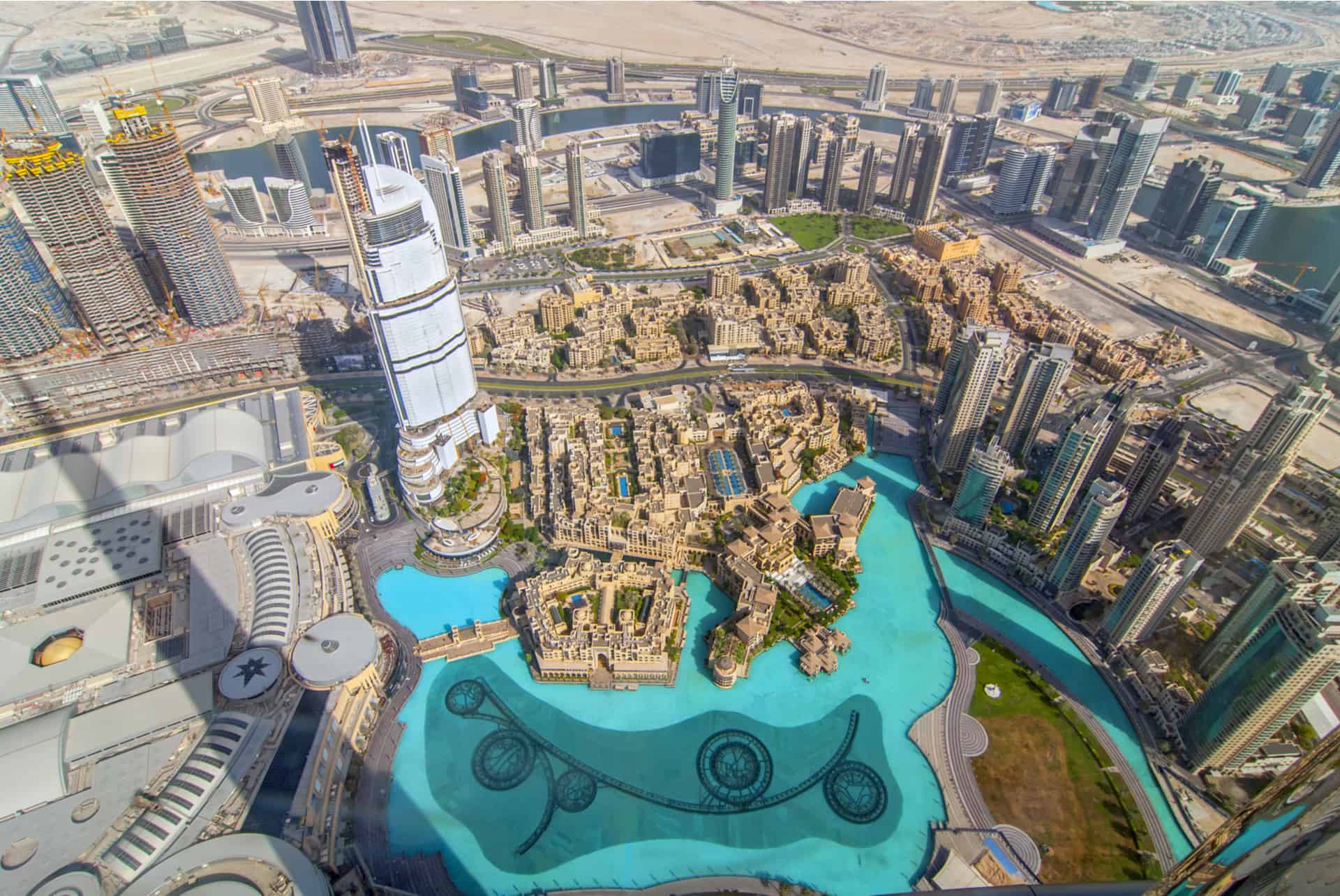 vue depuis burj khalifa vue depuis burj khalifa